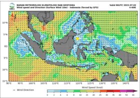Cuaca Ekstrim di Natuna Tanggal 2 sampai 4 Juli 2023